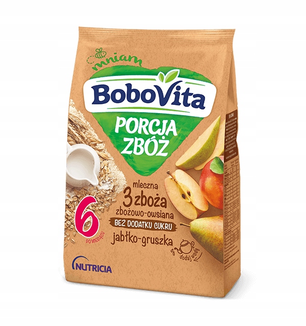 BOBOVITA КРУП. МЛ. КРУПЫ-ОУП. JABŁ-ГРУ B/C 6MC 210G