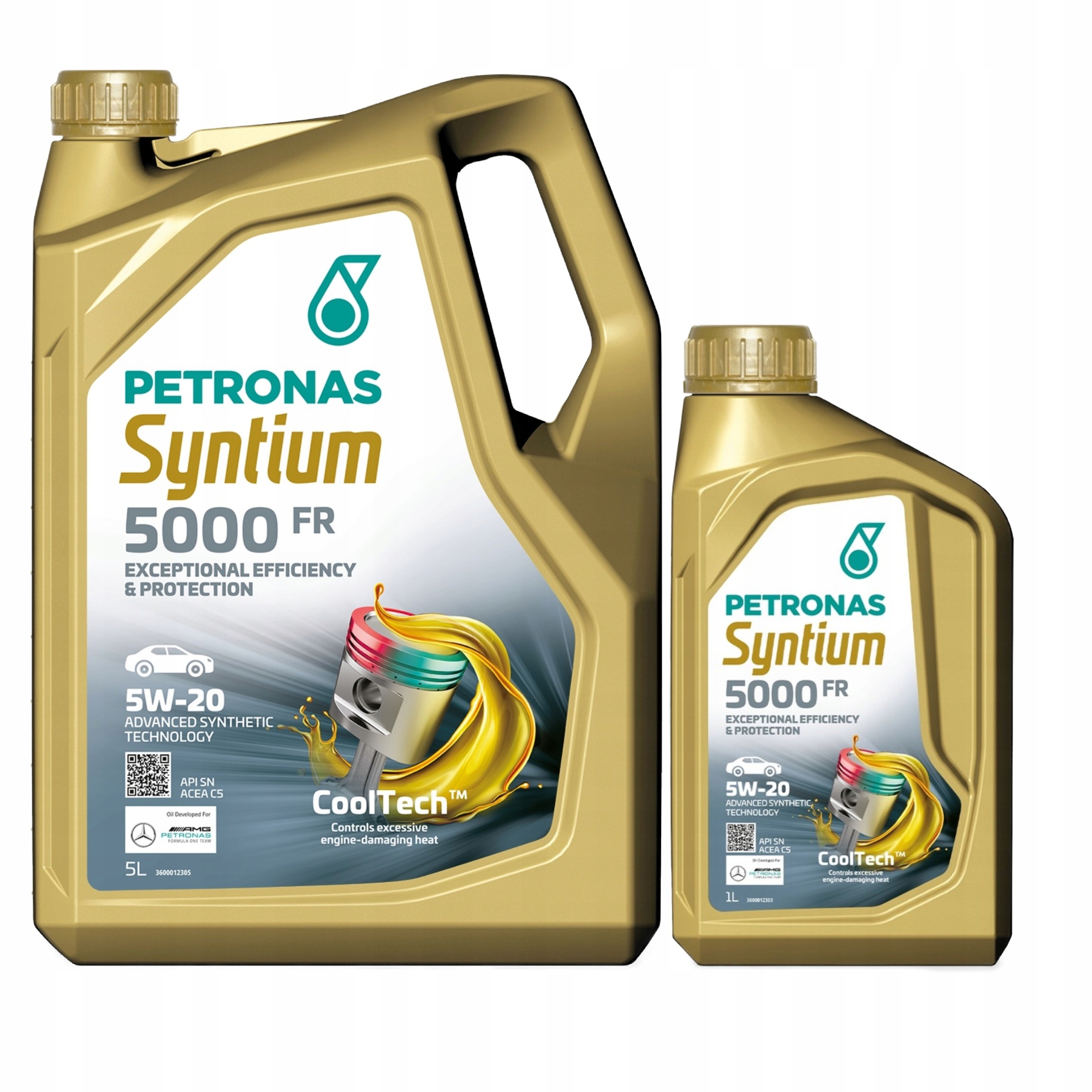 Petronas Syntium 5000 Fr 5W-20 Sn 5L Petronas Syntium 5000 Fr 5W-20 Sn 1L