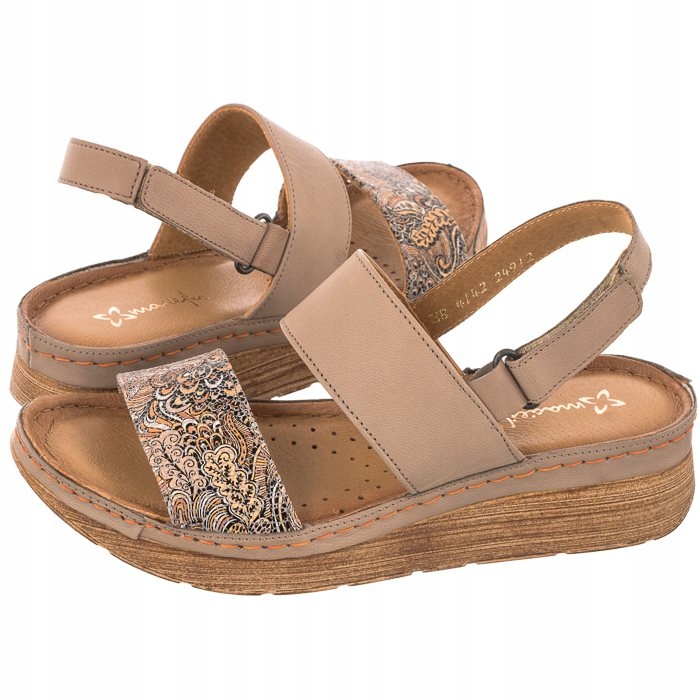 

Buty Damskie Sandały Maciejka Beżowe 04142-04