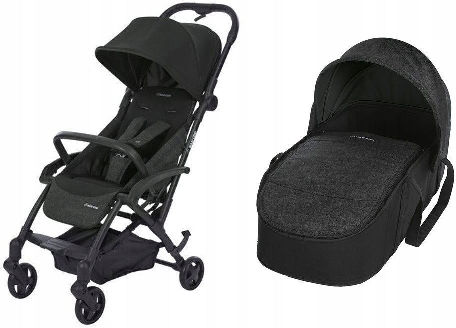 Wózek spacerowy Maxi Cosi Laika 2w1 czarny
