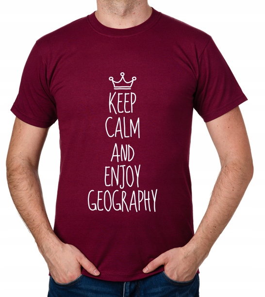 

koszulka Keep Calm And Enjoy Geography prezent