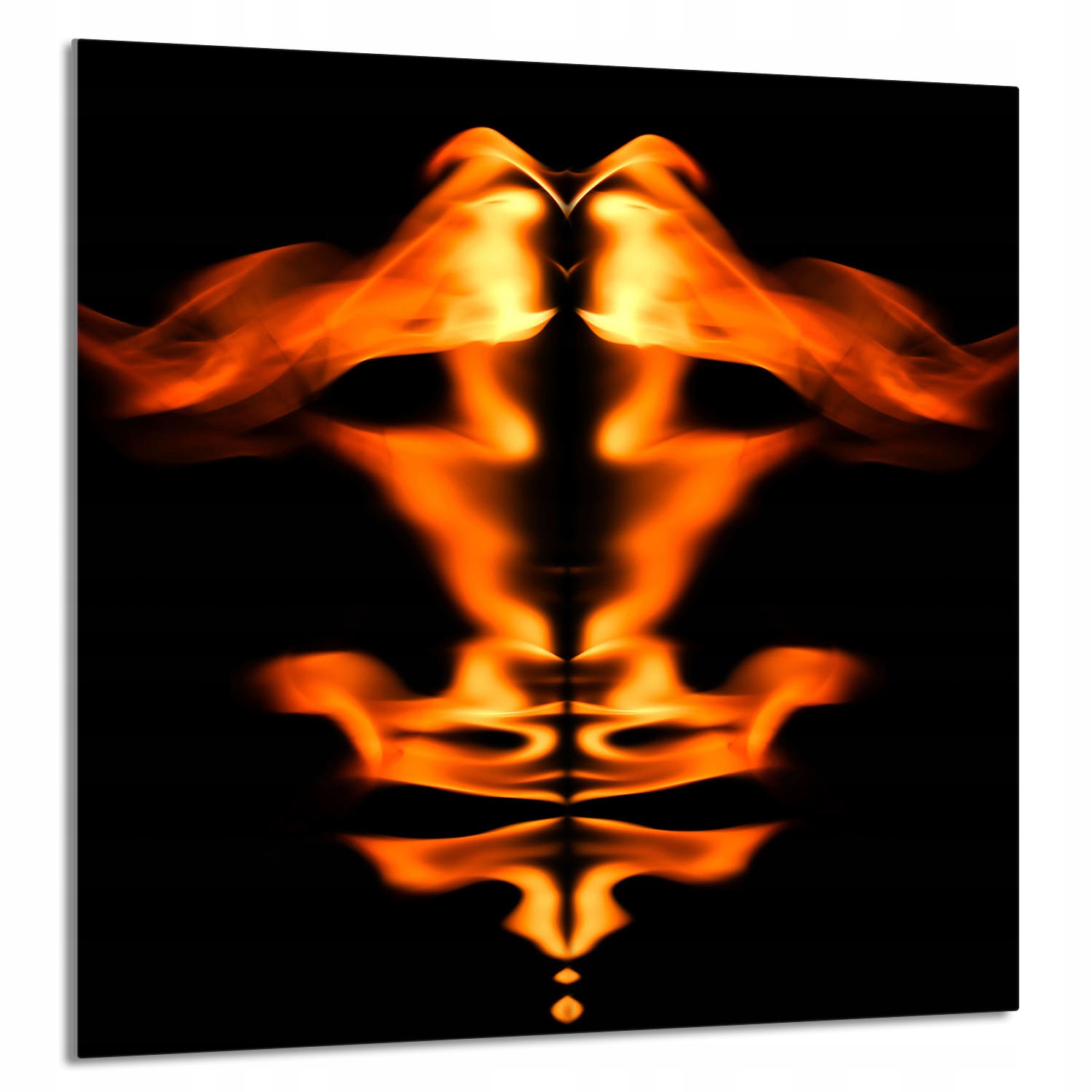 Skleněný Panel Do Kuchyně 60x65 Oheň Tvrzené Sklo