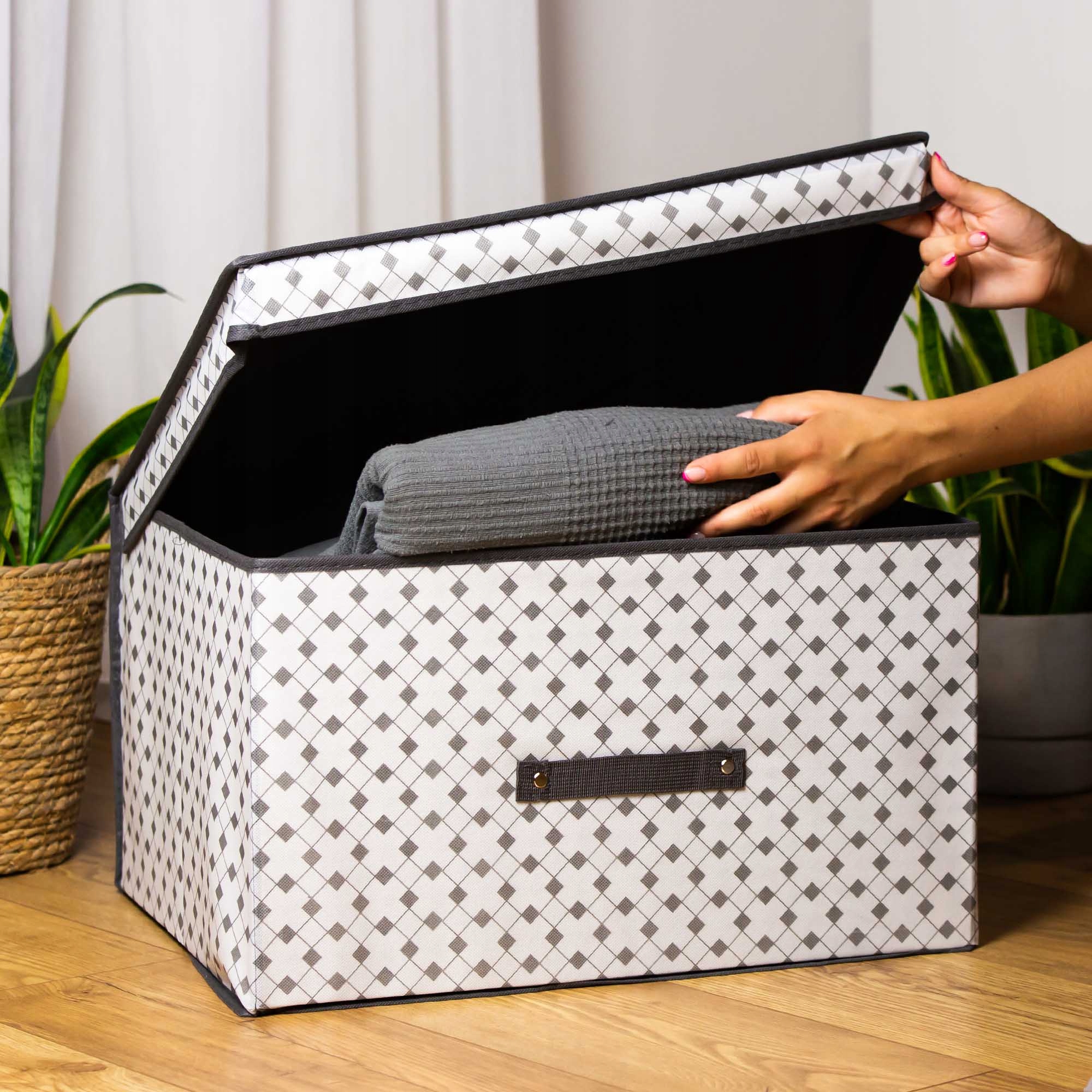 ORGANIZER DO SZAFY NA UBRANIA PUDEŁKO 50X40X30 CM Kod producenta APO76402SZ