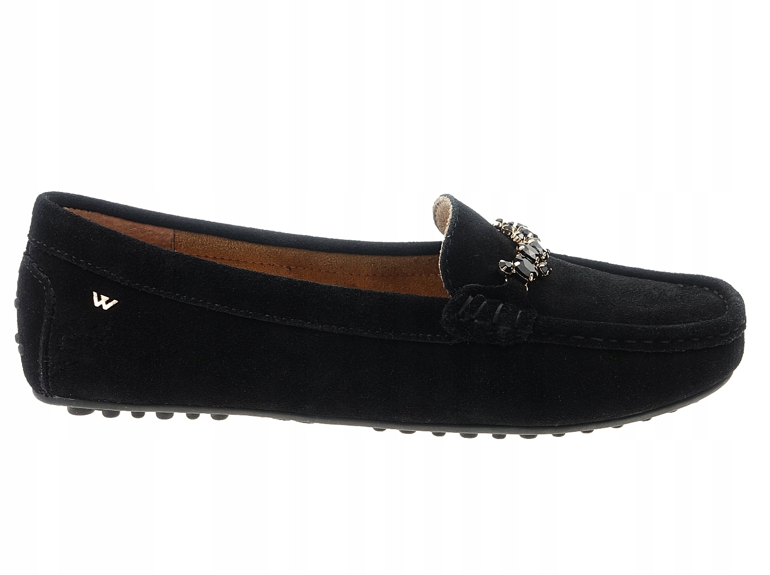 Wojas mokasyny półbuty 46328-61 czarne, skóra 37