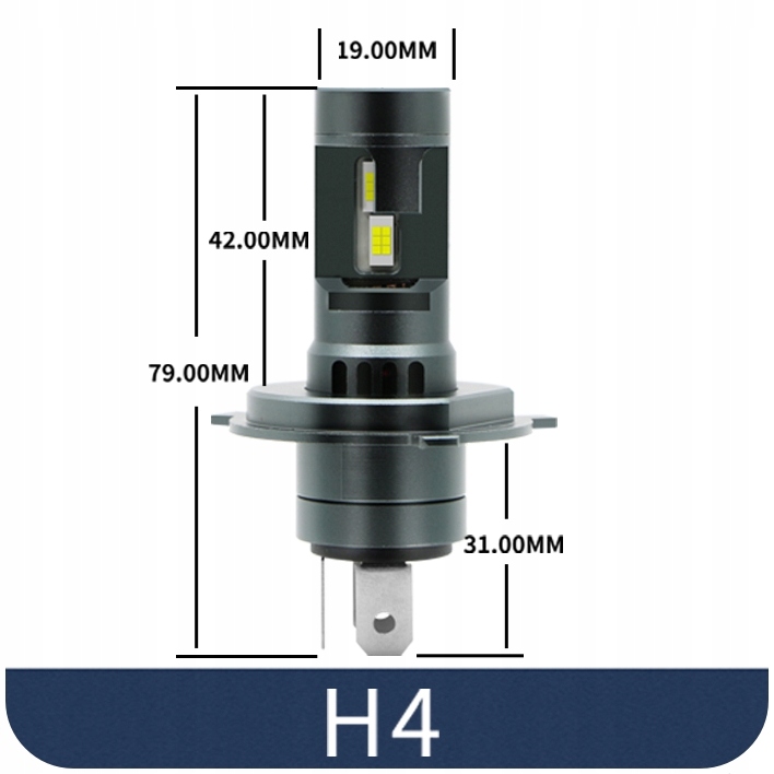 Żarówki Retrofit LED H4 Plug&Play 1do1 CANBUS Producent Inny