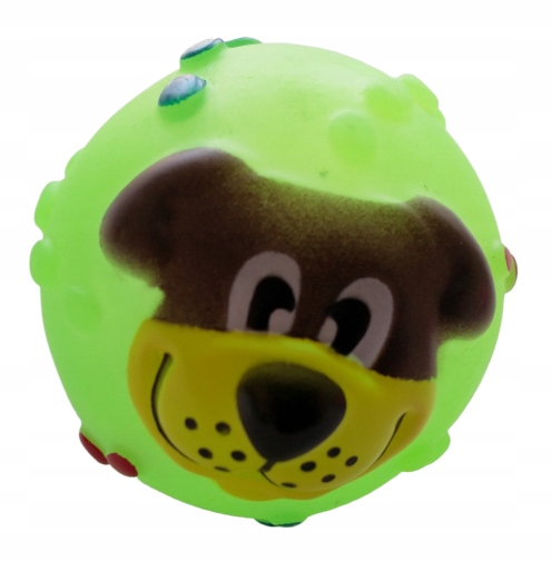 

gumowa piłka z piszczałką wielkość 7 cm