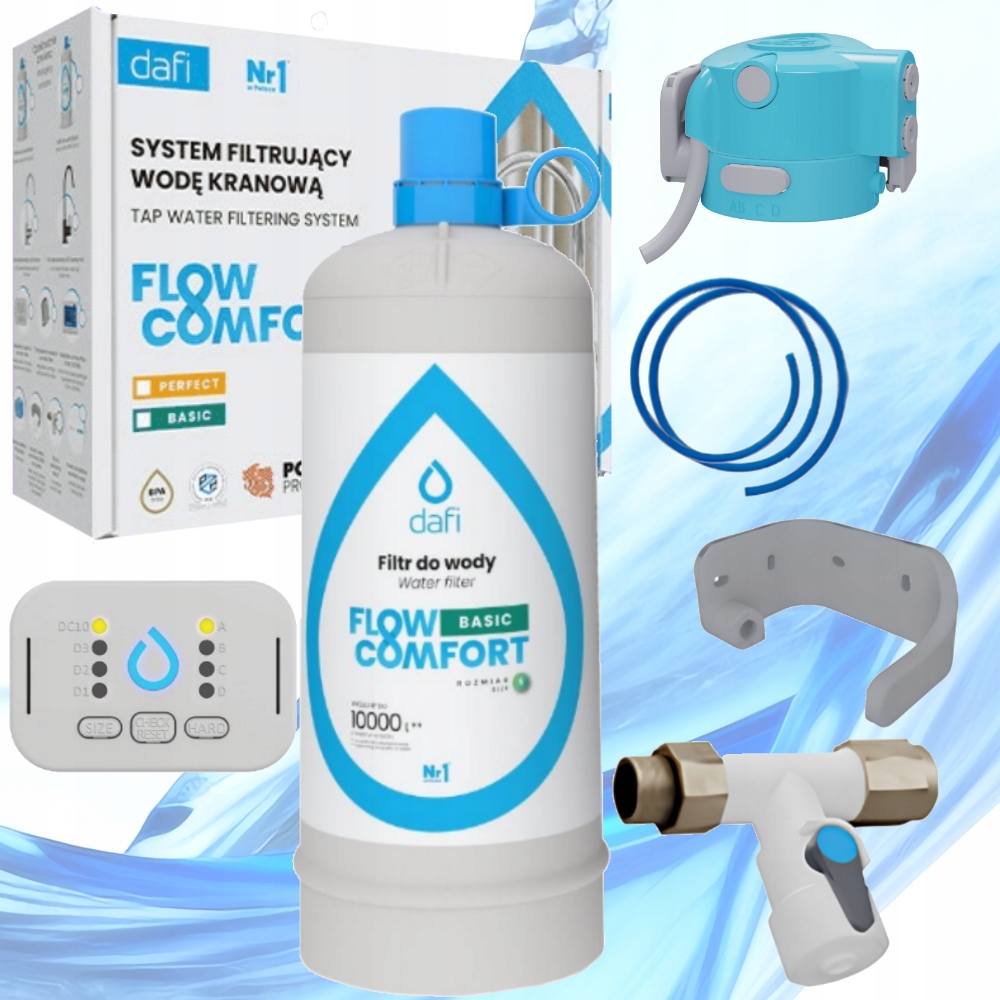 Zestaw startowy Dafi Flow Comfort filtr Basic (DC10) do wody