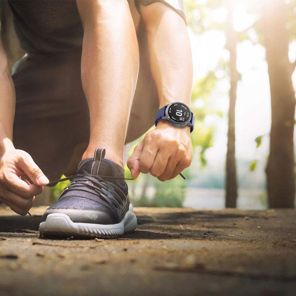 GRANATOWY Silikonowy Pasek Garmin FENIX 6X QuickFi Model Fenix 6X