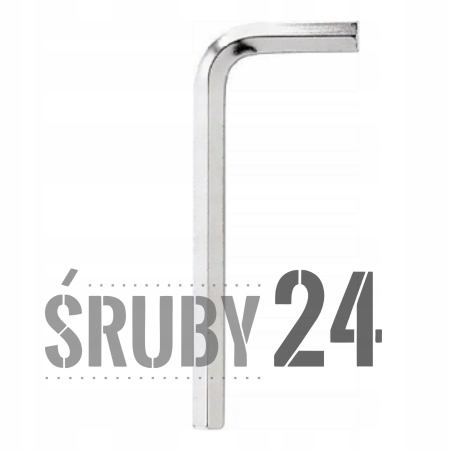 Klucz imbusowy 2mm Typ L hartowany DIN911 ISO2936 Ocynk Galwaniczny 10szt