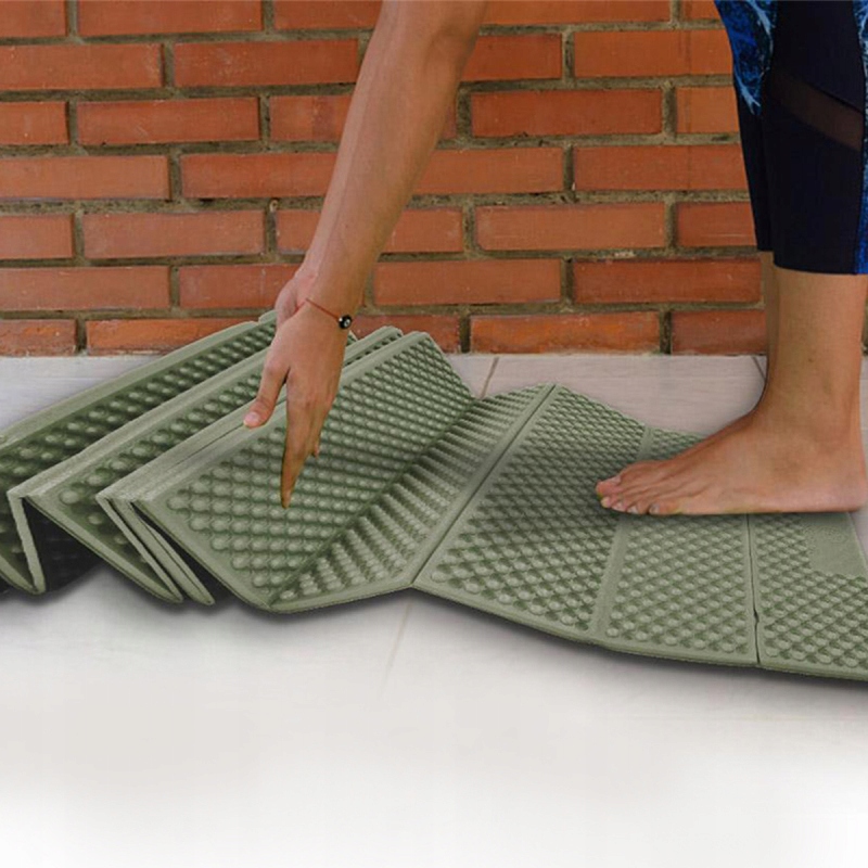 KARIMATA SKŁADANA TURYSTYCZNA WOJSKOWA GRUBA 185cm PIANKA DO SIEDZENIA Długość 185 cm