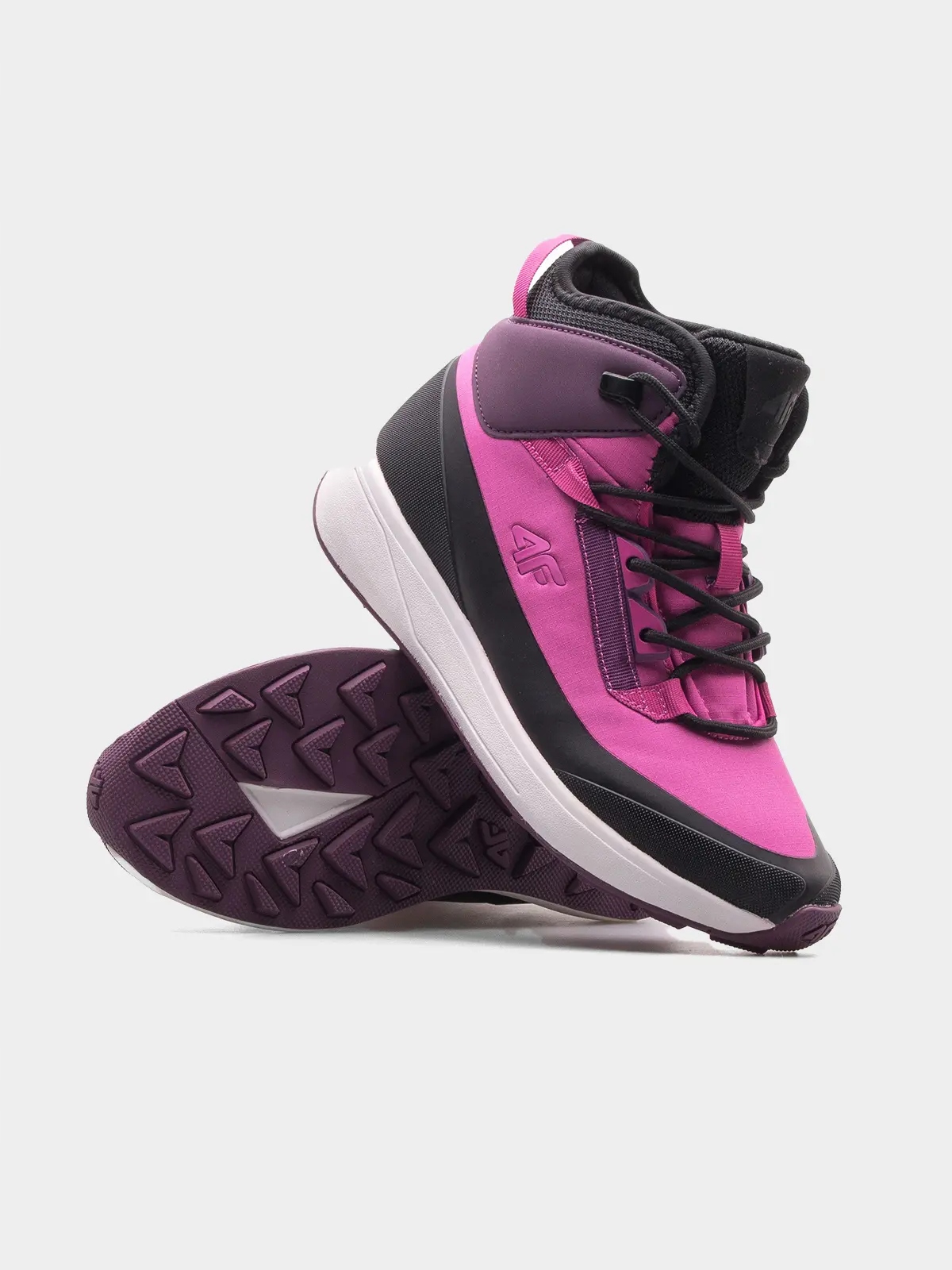 BUTY ZIMOWE DZIEWCZĘCE 4F TRZEWIKI TRAPERY DZIECIĘCE OBUWIE AW22F009 Marka 4F