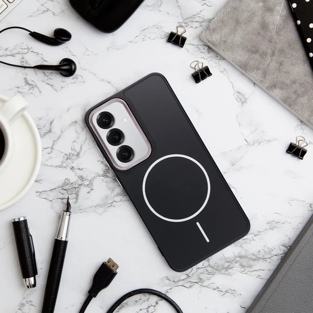 Futerał Frame Mag Cover kompatybilny z MagSafe do Samsung A57 czarny