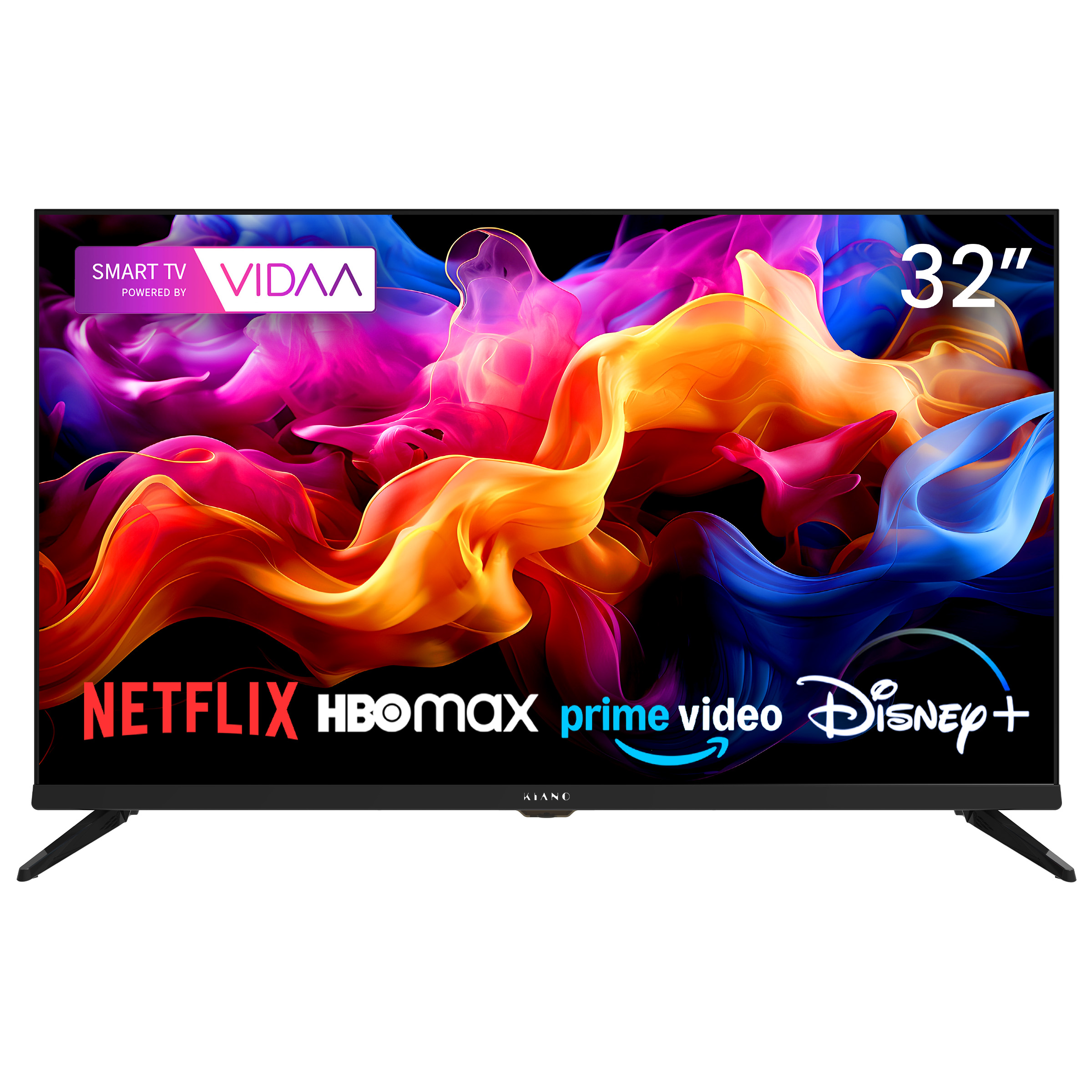 Televízor Kiano Elegance 32" so systémom Vidaa Smart Tv D-led DVB-T2/S2