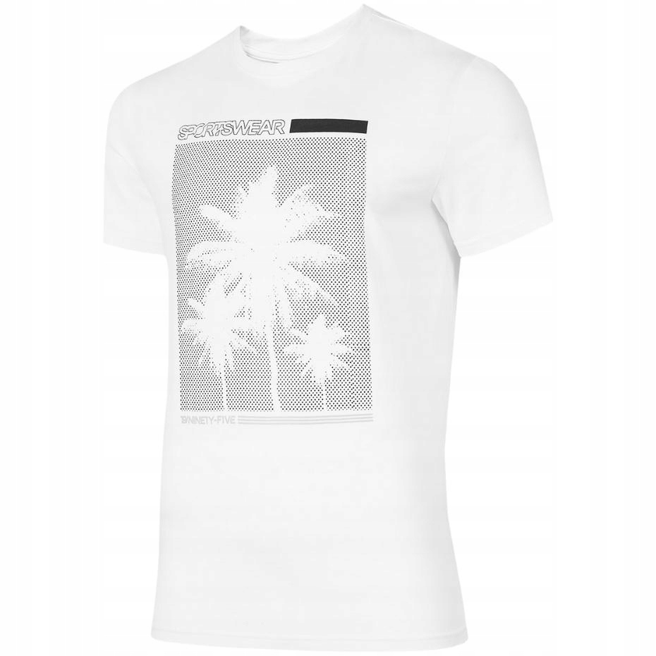 

4F Koszulka Męska T-shirt Bawełna TSM040 w M