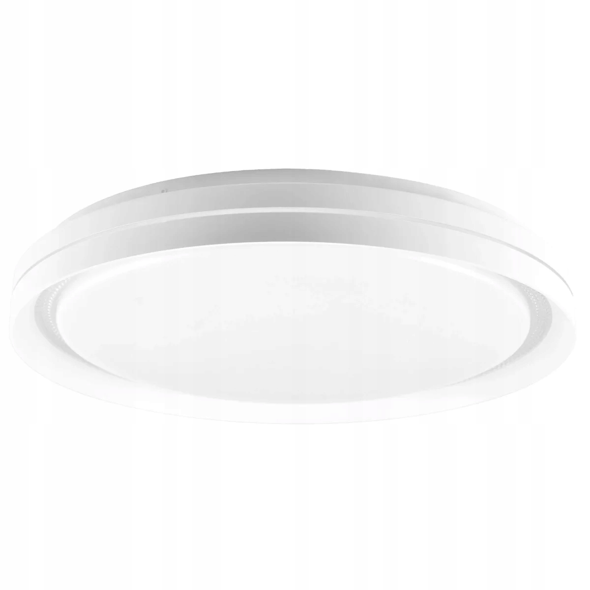 Stropní Svítidlo bílý kulatý 48 cm s dálkovým ovládáním s proměnlivou barvou IP44 Polux