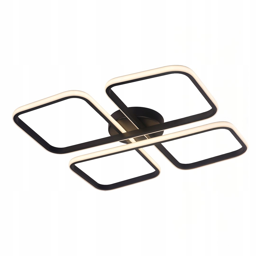 Stropná lampa Hidalgo 40W Led stropné svietidlo čierna 1507Lm 4000K Milagro ML2057