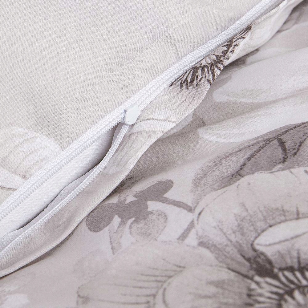 Komplet pościeli 160x200 satyna 100% bawełna Paredes jasny szary Exclusive Wymiary poduszki 70x80cm