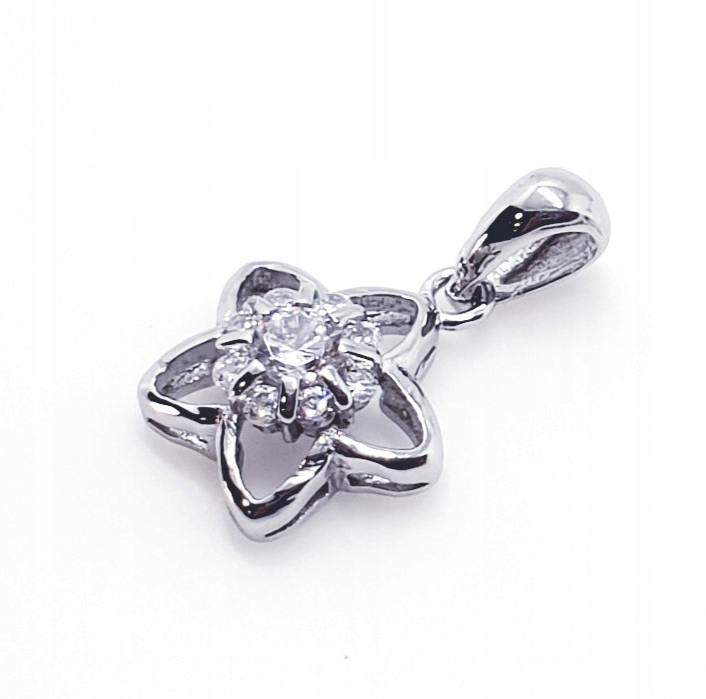 SREBRNA ZAWIESZKA - WISIOREK 925 - KWIAT - M.JOPEK