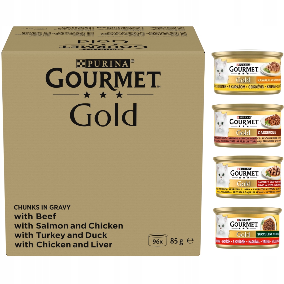 Gourmet Gold Kawałki w sosie (96x85g)