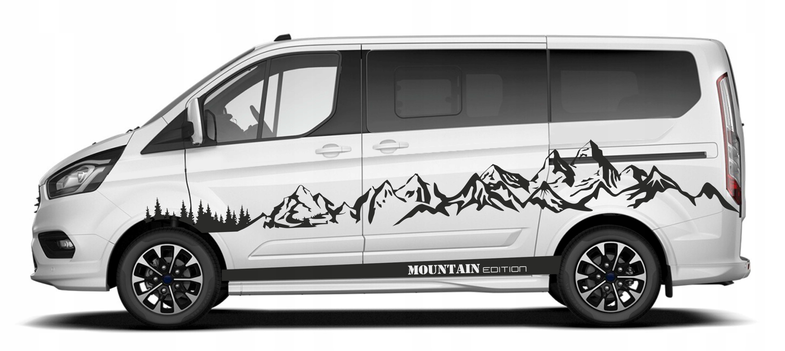 Samolepky na Ford Transit Mountain Edition