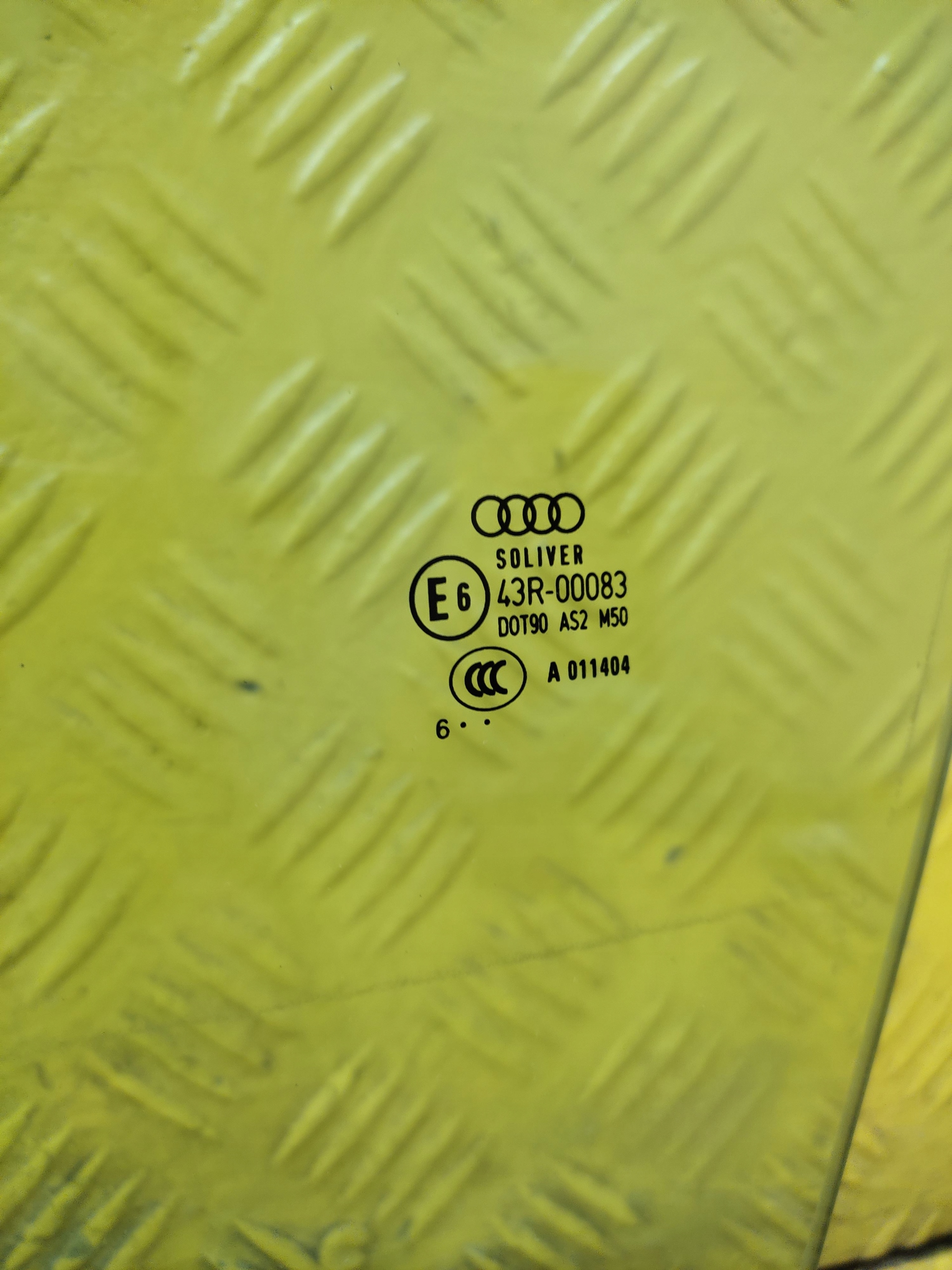 AUDI A6 C6 KOMBI window door left front UK