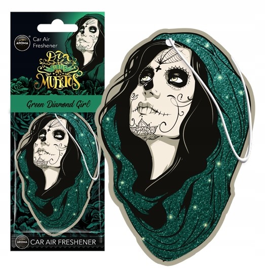 

Aroma Car Muertos Green Diamond Girl Odświeżacz