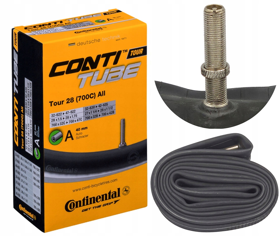 

Dętka gravel Continental 28 32-47x700 auto Av 40mm
