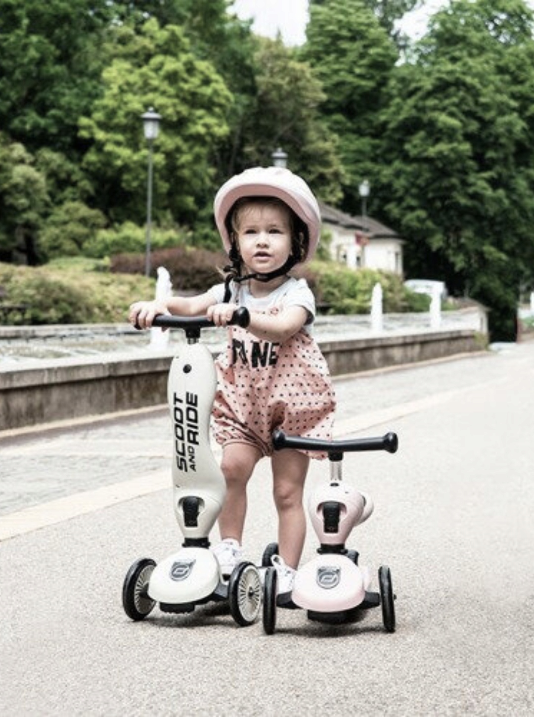 Jeździk i hulajnoga 2w1 SCOOT & RIDE Highwaykick 1, 1-5 lat Rose Hamulec tak