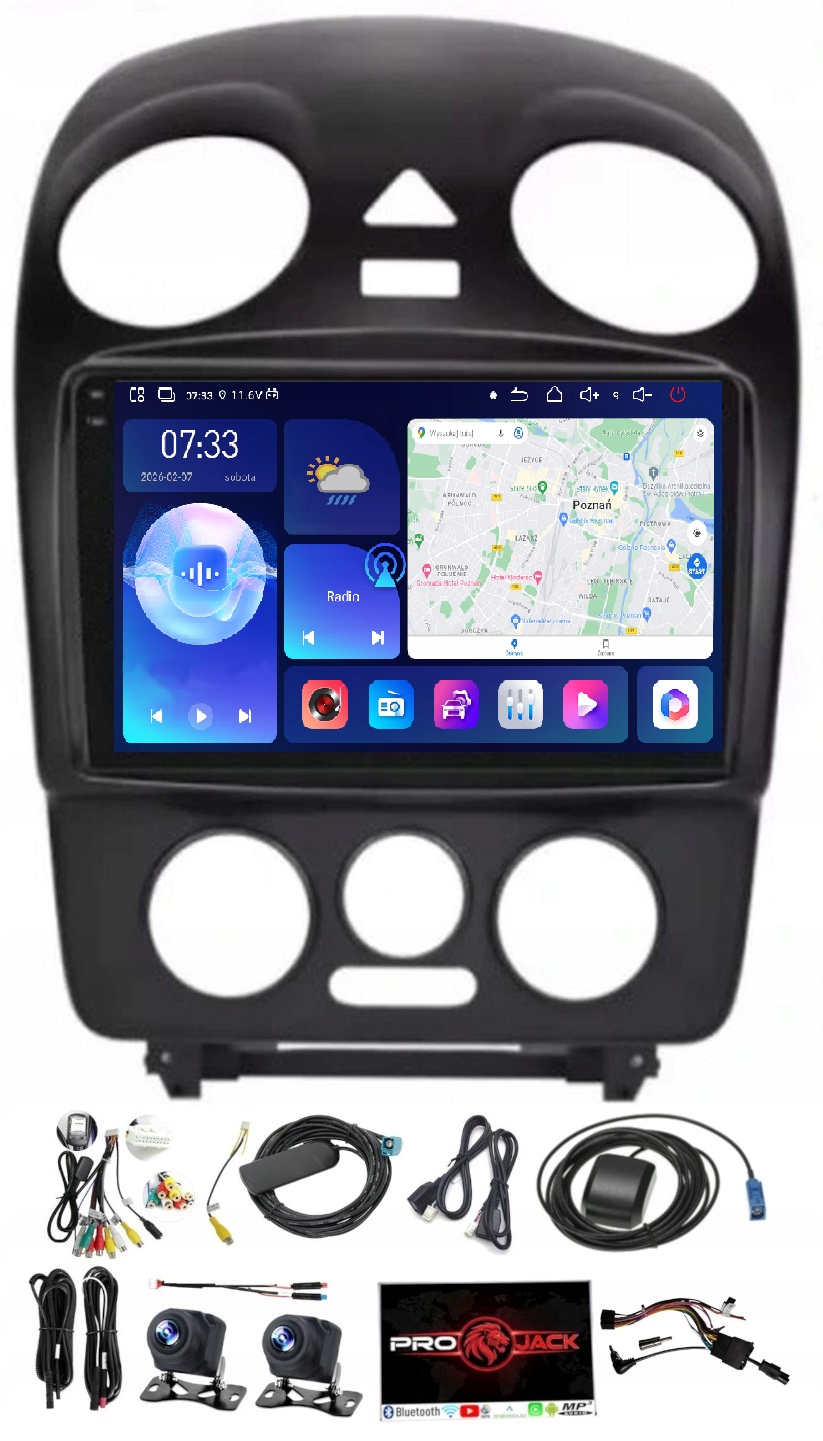 Rádio Navigace Vw New Beetle 2004-2010 Wifi Carplay Usb 6GB 128GB Sim