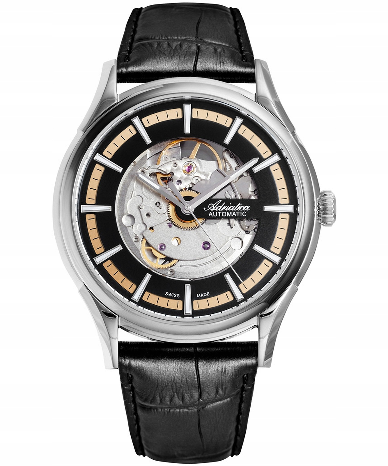 Pánské hodinky Adriatica Skeleton Automatic