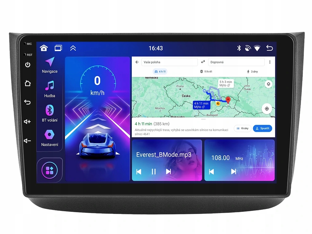 Bmode 2DIN autorádio BEV17 Android, Mercedes-Benz Viano Vito