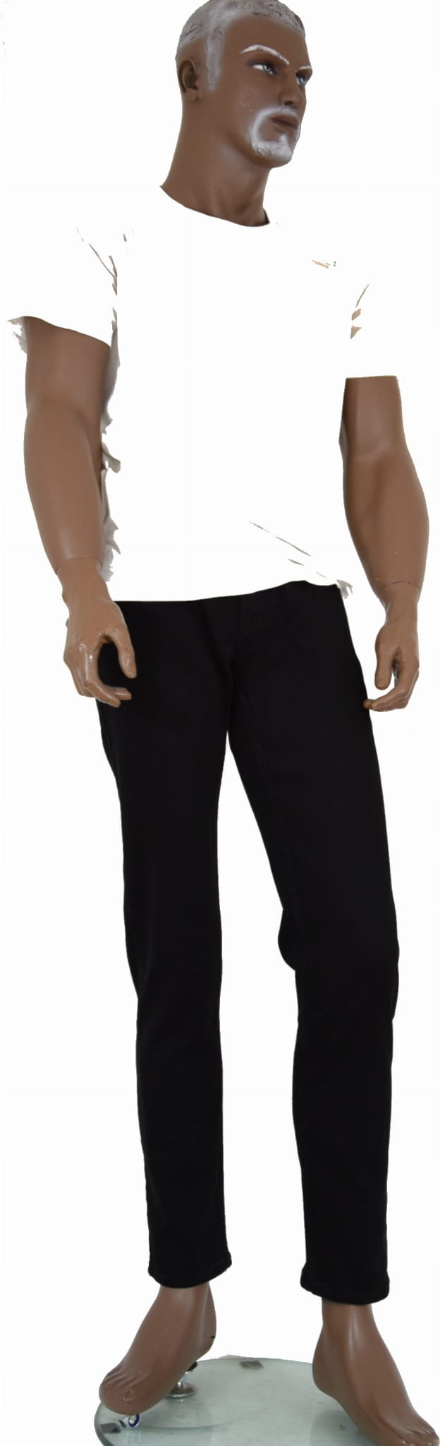 JEANSY MĘSKIE CZARNE VENTANA 970-062 BAWEŁNA + ELASTAN PREMIUM R. 34/32 Fason zwężane