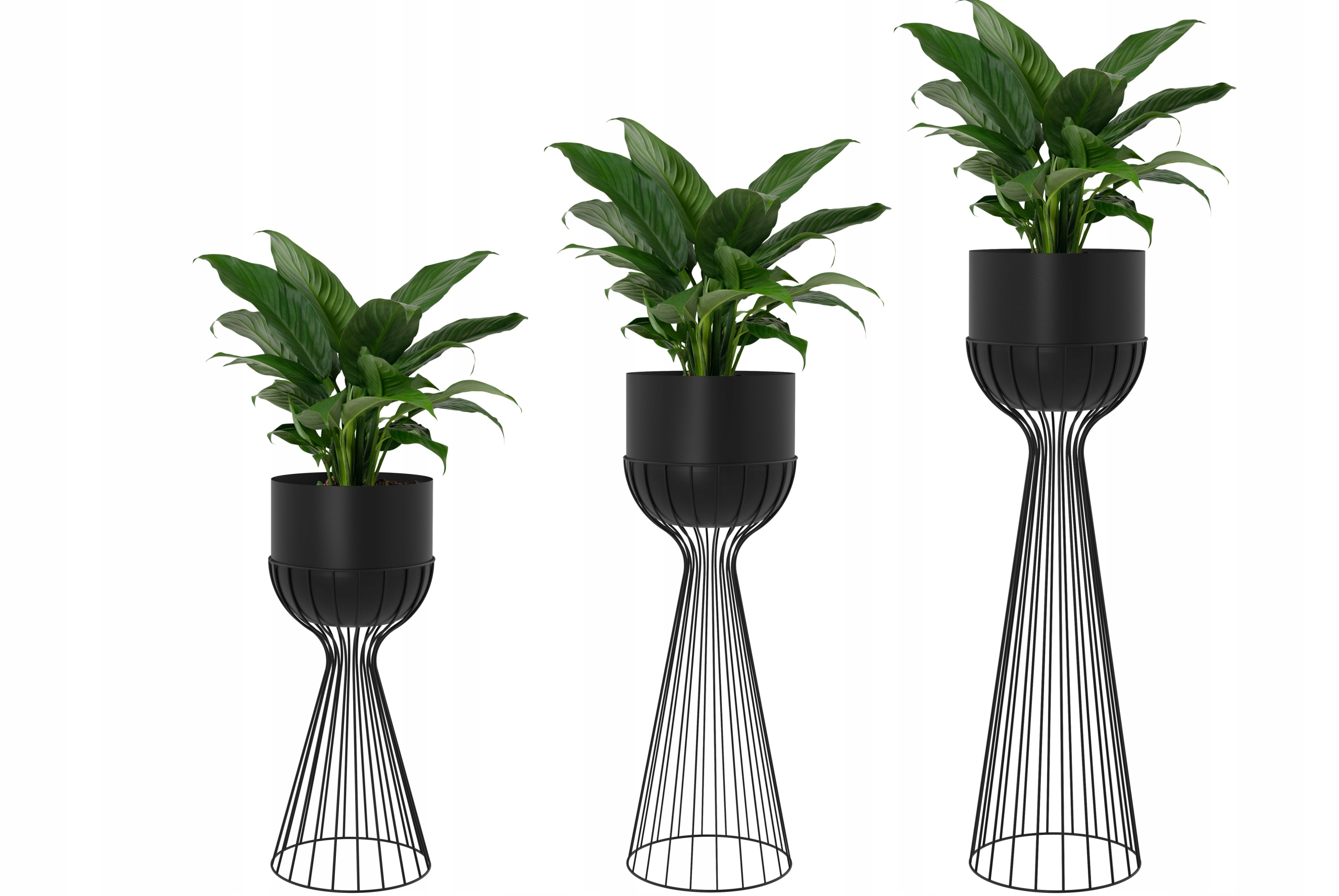 

Zestaw kwietników metalowych Loft Design 3szt.