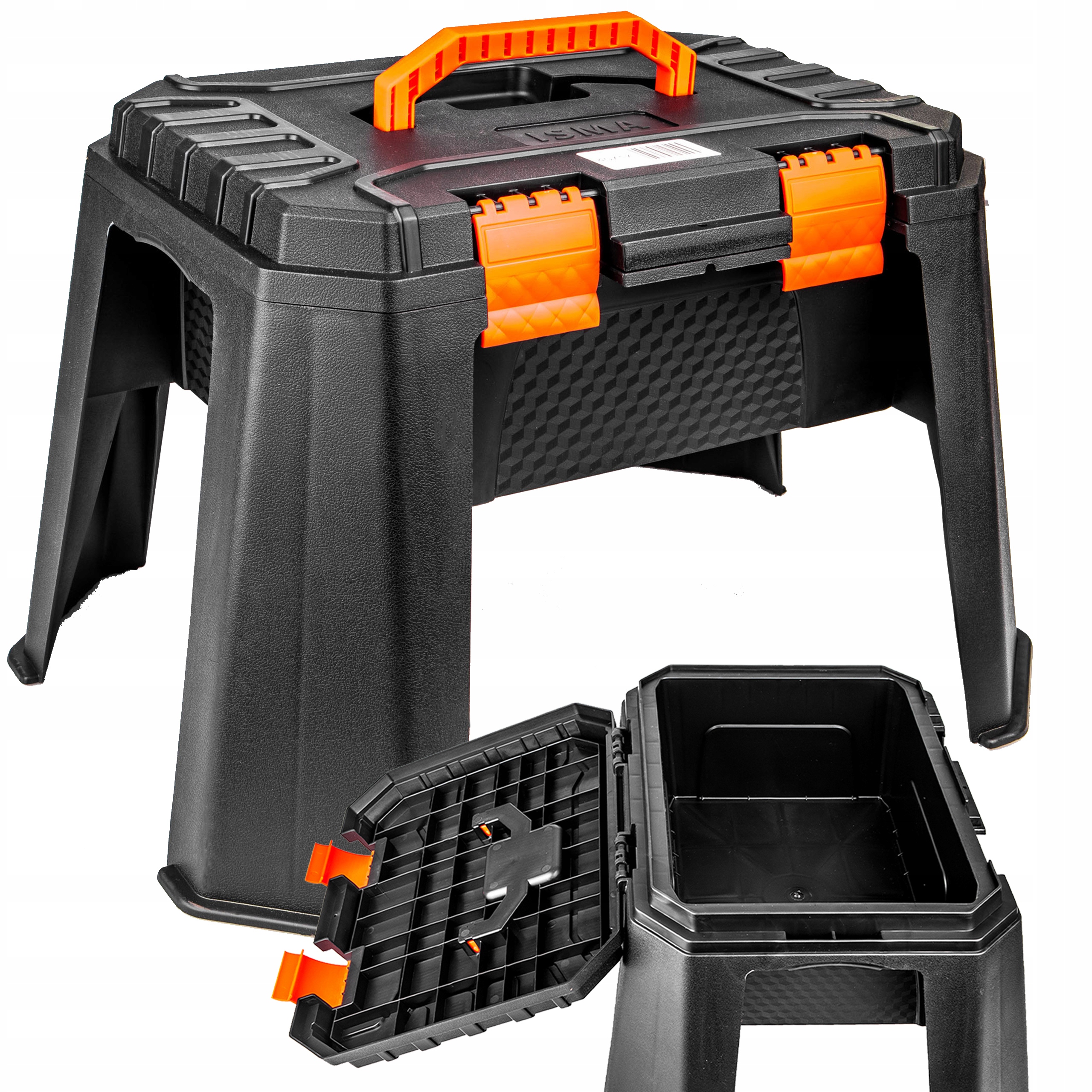 

Skrzynka Narzędziowa Stołek Schowek 150 Kg Taboret