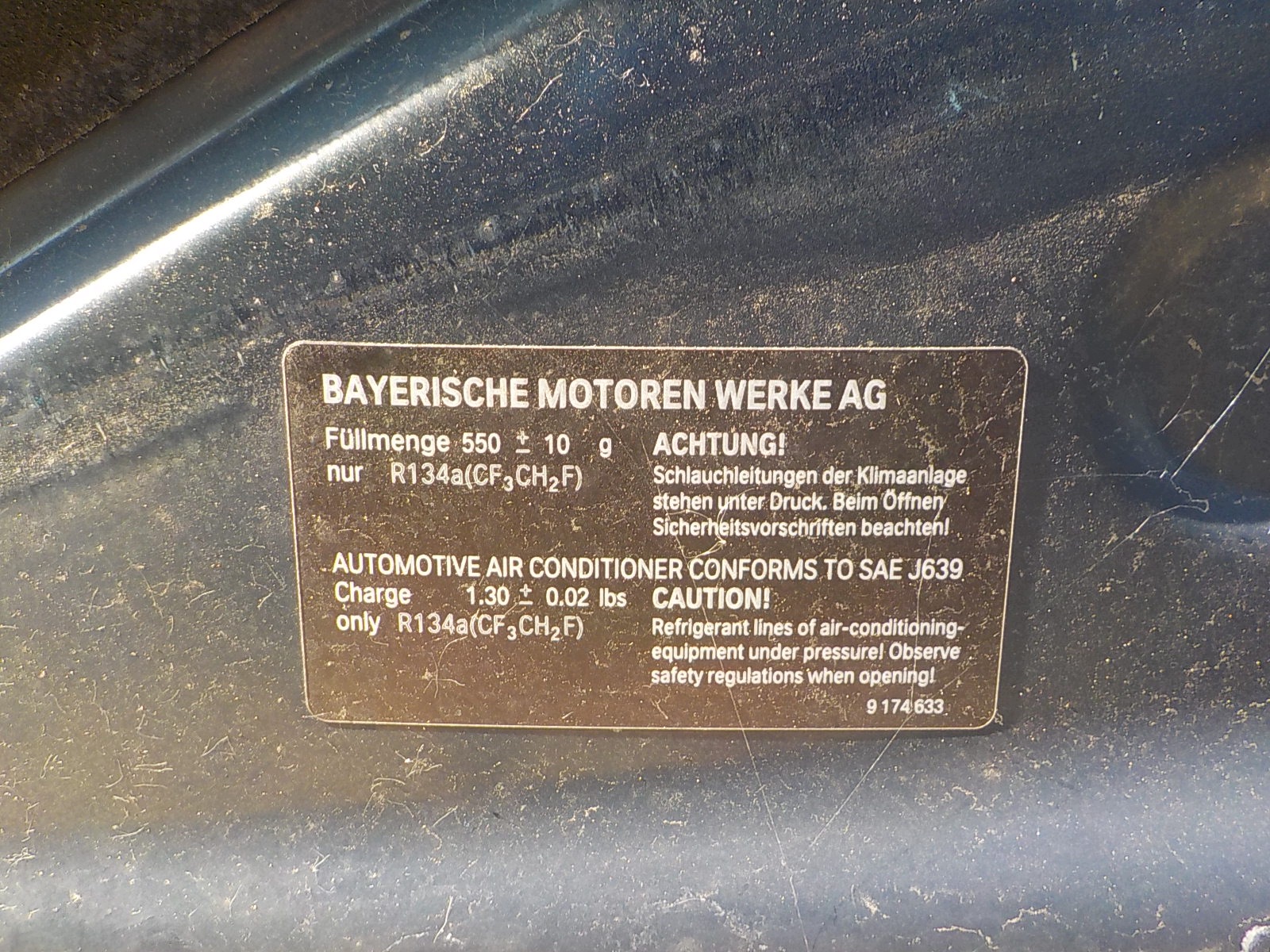633 BMW F20 F21 11- Cofano