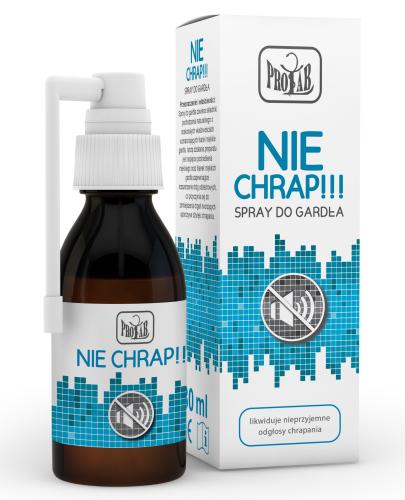 

Nie Chrap spray likwidujący odgłosy chrapania 30ml