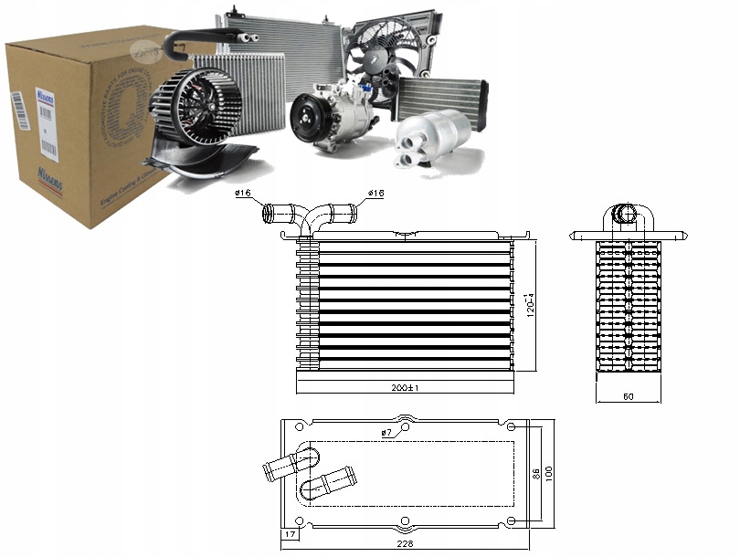 Nissens Intercooler Audi A1 1.2 Tfsi (8X1. 8XK. 8X
