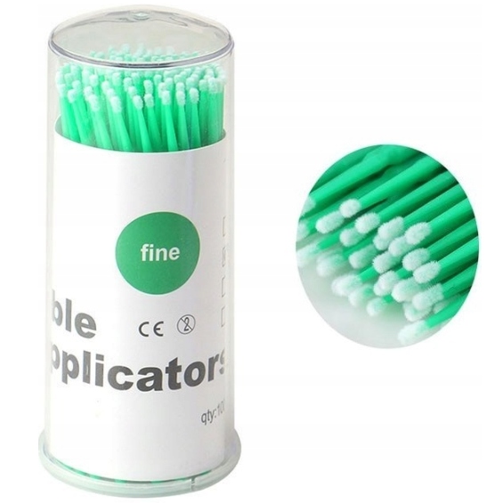 MIKRO APLIKATORY BEZWŁÓKIENKOWE 100szt REGUL 2,5mm