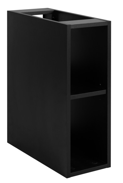 Regál Koupelnová skříňka do koupelny Police 20 cm Černá