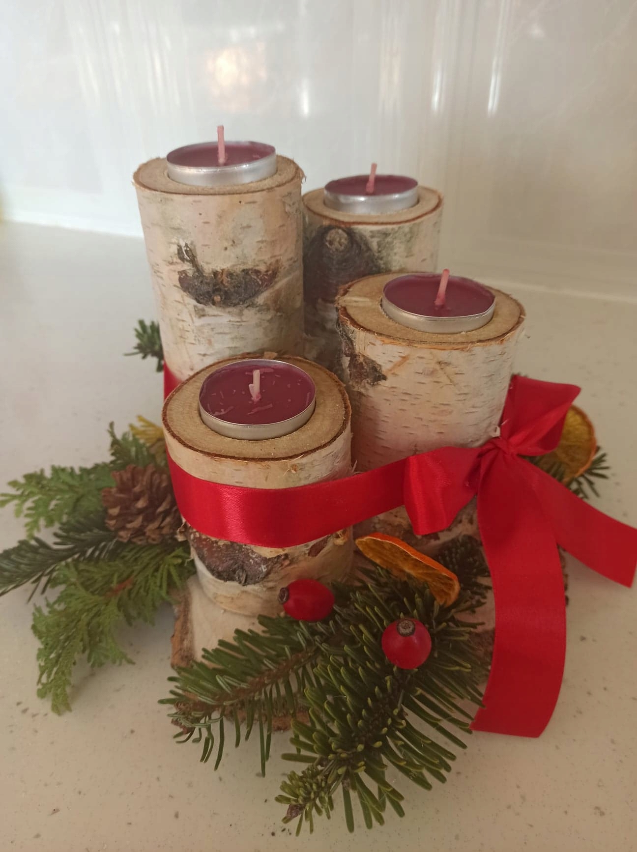 STROIK ŚWIĄTECZNY, ADWENTOWY, DEKORACJA NA STÓŁ Kod producenta Brak