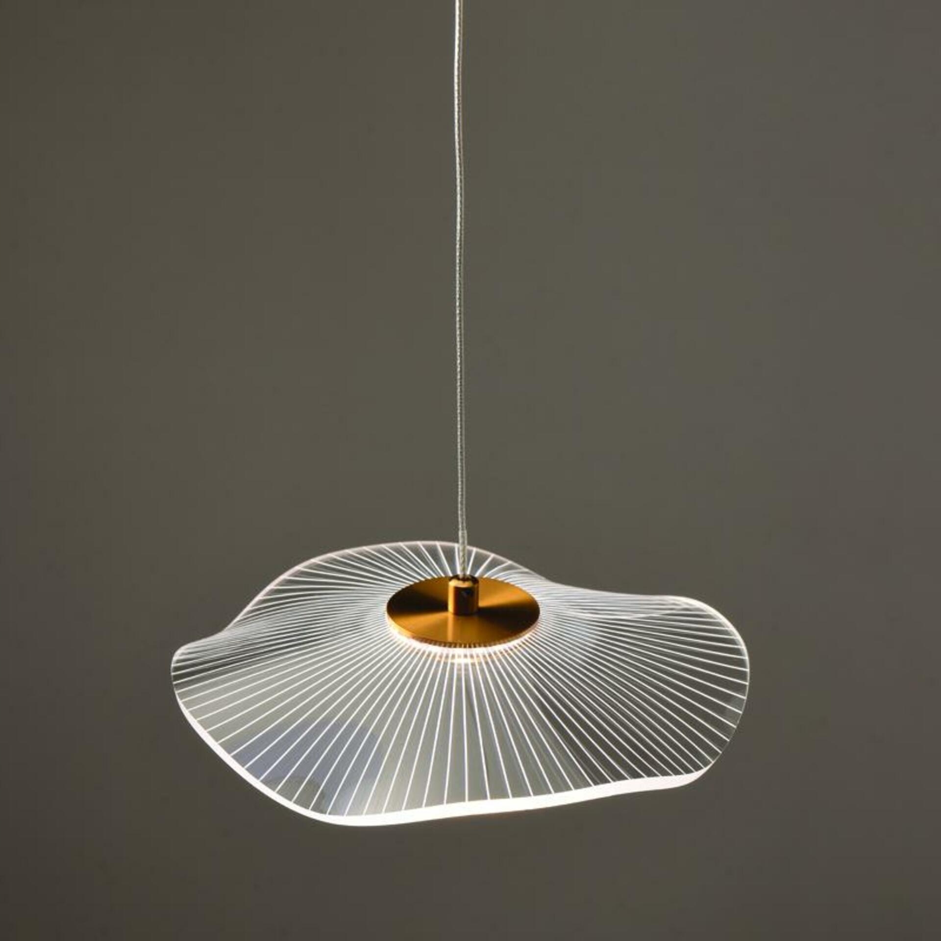 Aca Lighting závesné svietidlo Led 5W 3000K 400lm Ninfea mosadz kov IP20 D22X