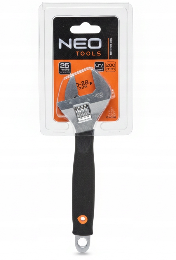 Klucz nastawny 200mm zakres 0-28mm 03-028 Neo