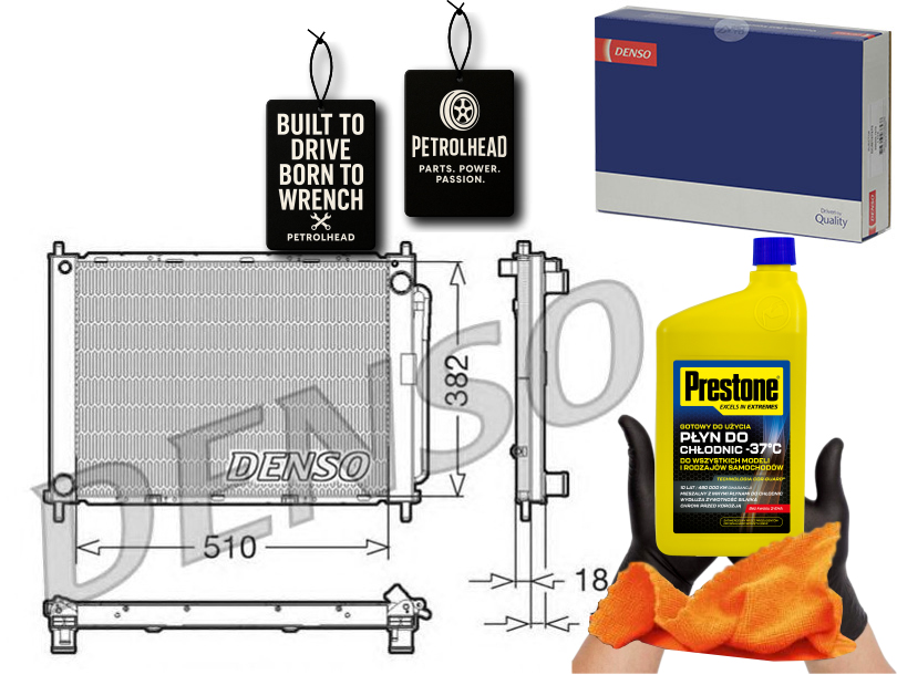 Kondenzátor Klimatizace Renault Clio III Modus 1.2- #Petrolhead Pro+ Kit5