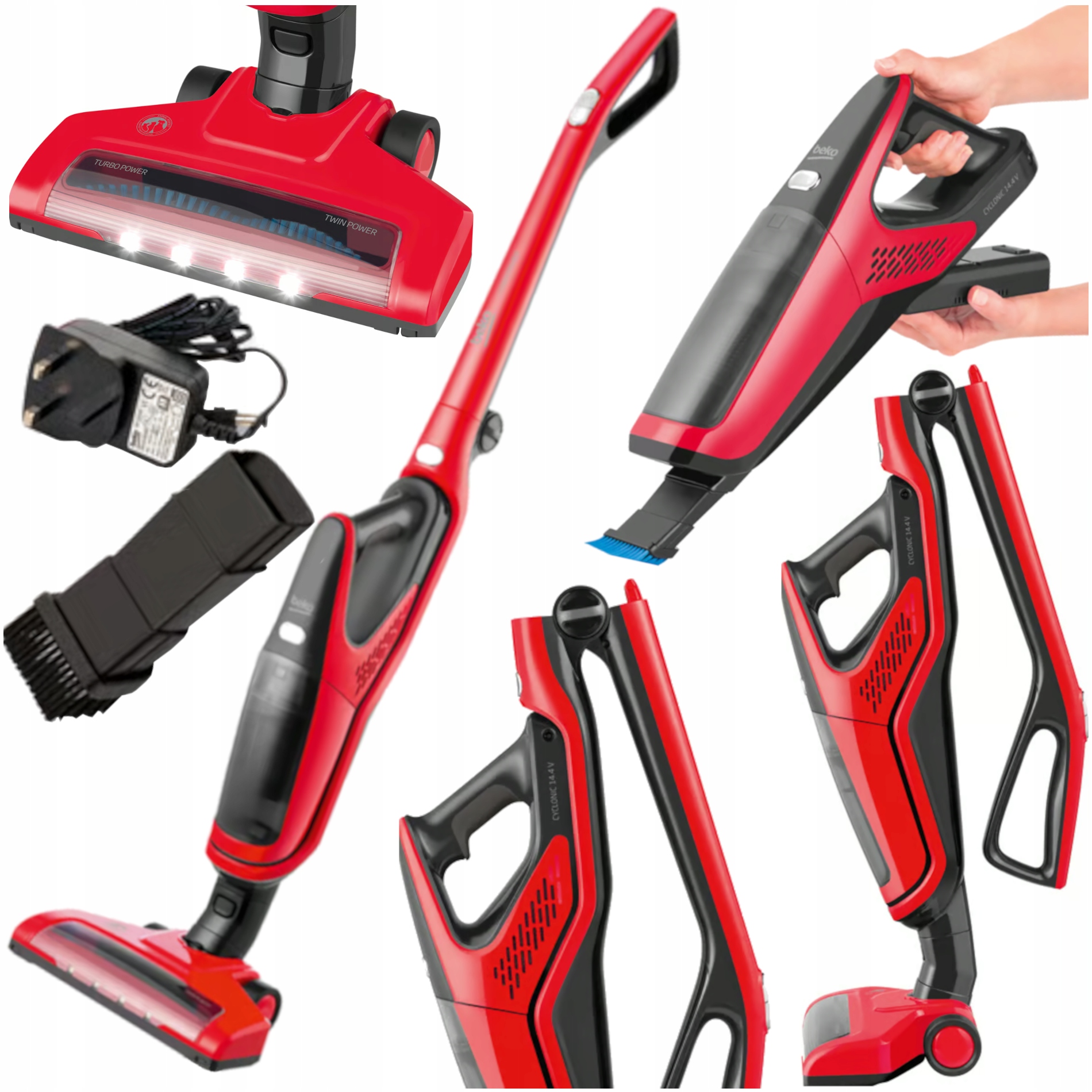 Vysavač Beko Vertikální VRT618 Bezsáčkový A Bezdrátový 3v1