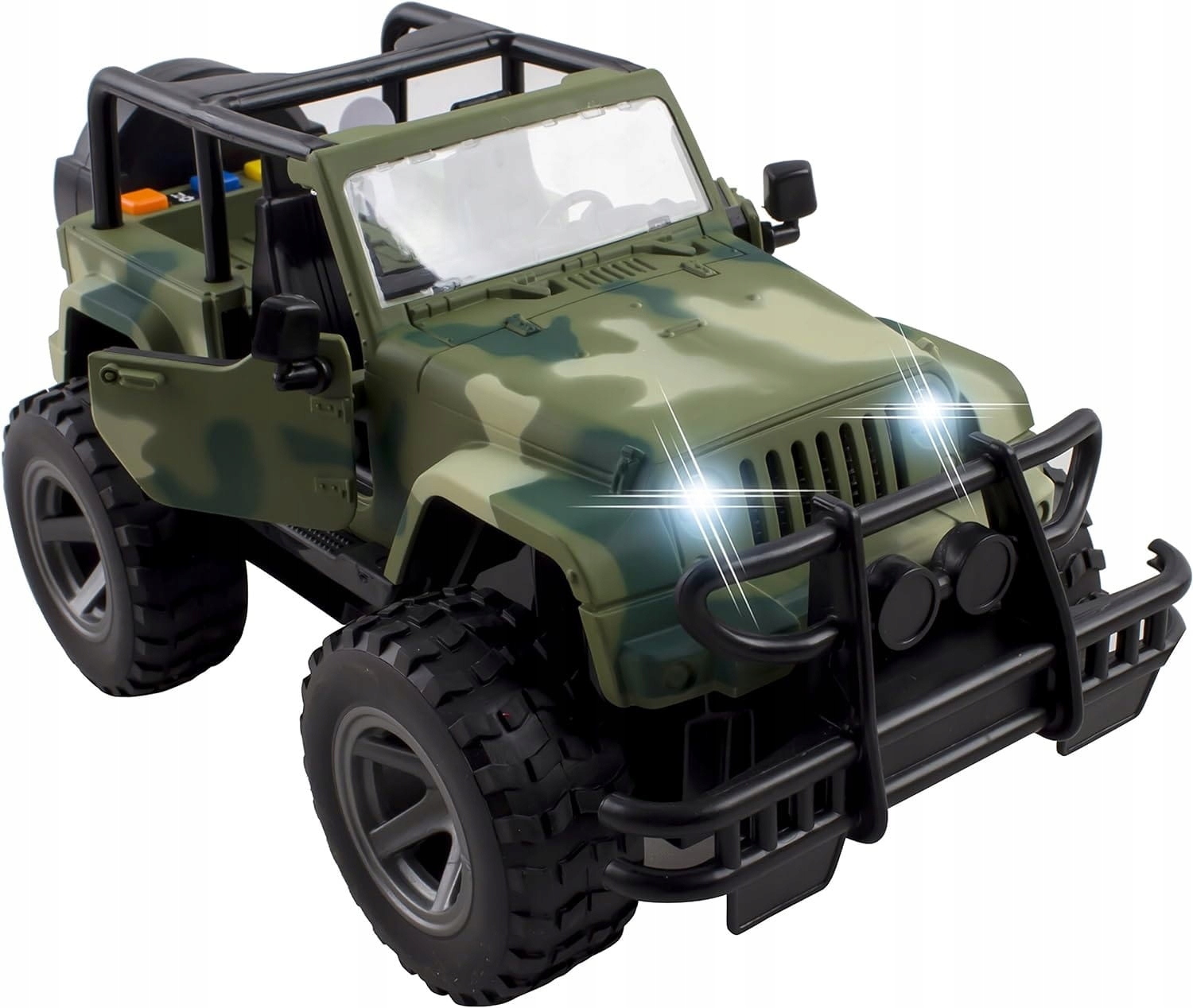 JEEP WOJSKOWY AUTO NAPĘD ŚWIATŁO DŹWIĘK ARMIA WOJSKO Marka inna