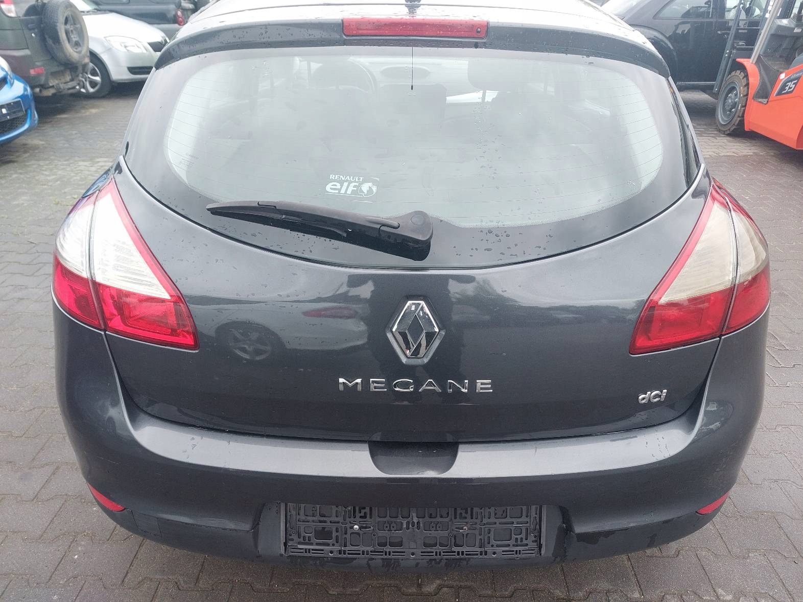 complete rear part trunk door bumper light RENAULT MEGANE III HB 5D TEB66