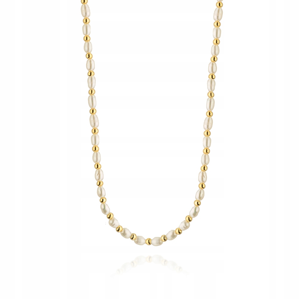 Řetízek Zlacený ryzost 925 S Perlami Náhradník