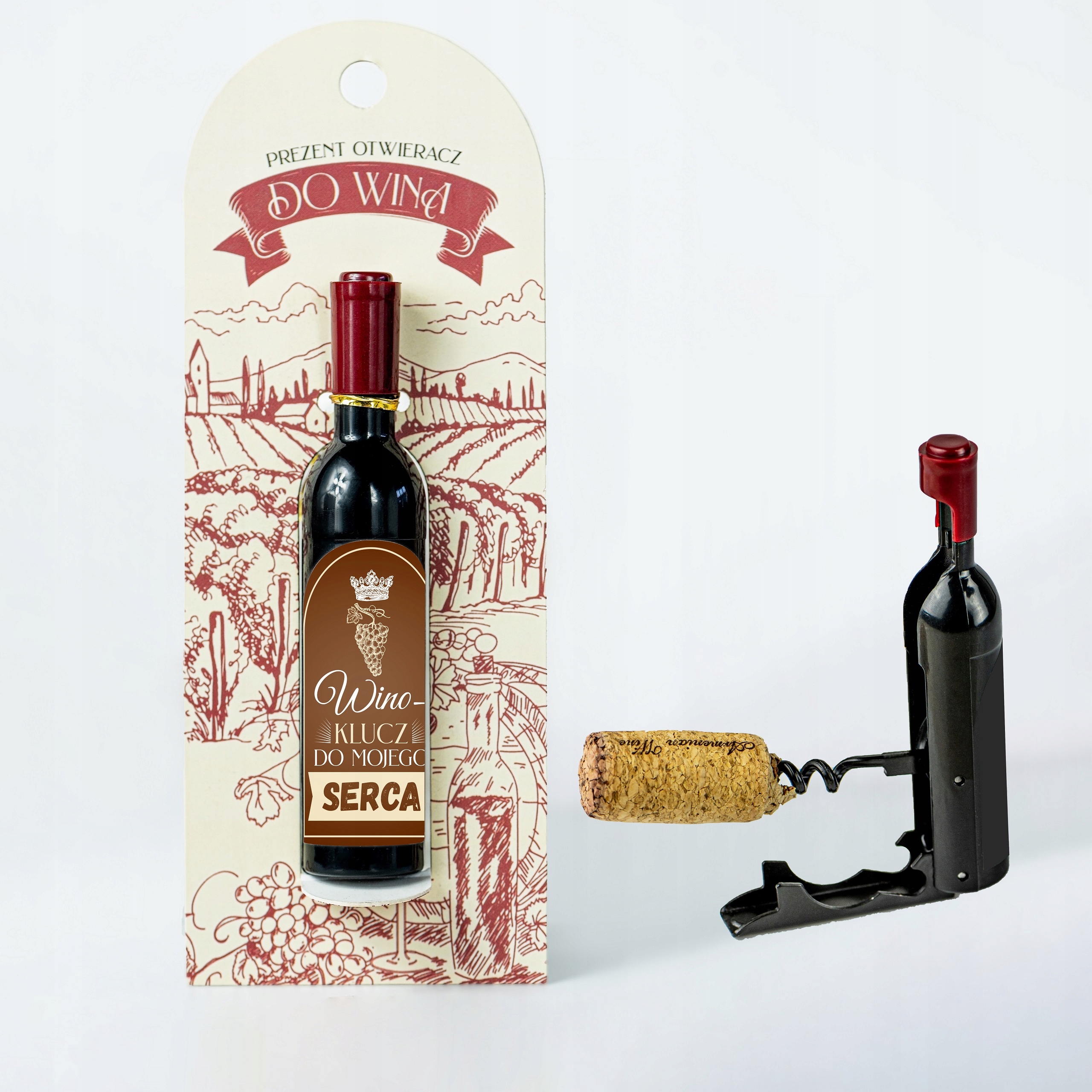 

Otwieracz do wina: Wino Klucz Do Mojego Serca