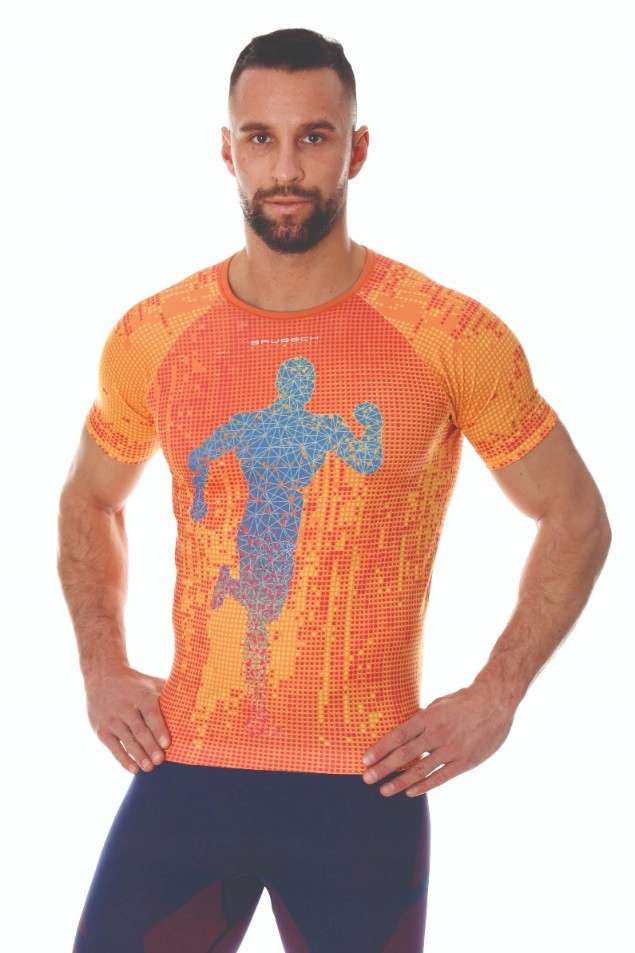 Termoaktywna oddychające koszulka męska Brubeck RunningAir S Marka Brubeck