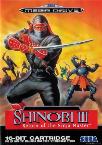 Shinobi 3 - SEGA MEGA DRIVE SMD PAL SAM CARTRIDGE